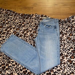 Boot cut light wash Hollister jeans